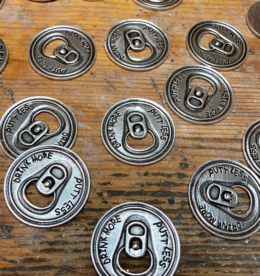 Beer Can Lid Ball Marker