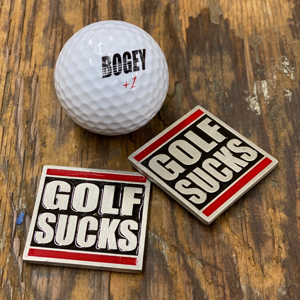 Golf Sucks Ball Marker